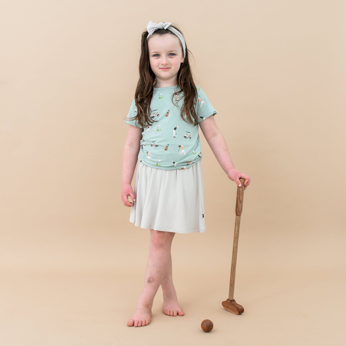 Toddler Basic Tee in Golf