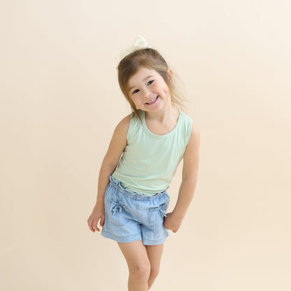 Toddler Tank Top in Basil