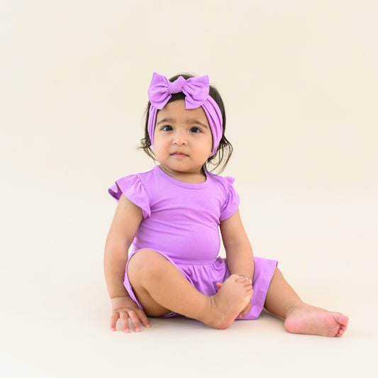 Knotted Bow Headband in Poi