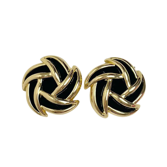 Retro Spiral Earrings