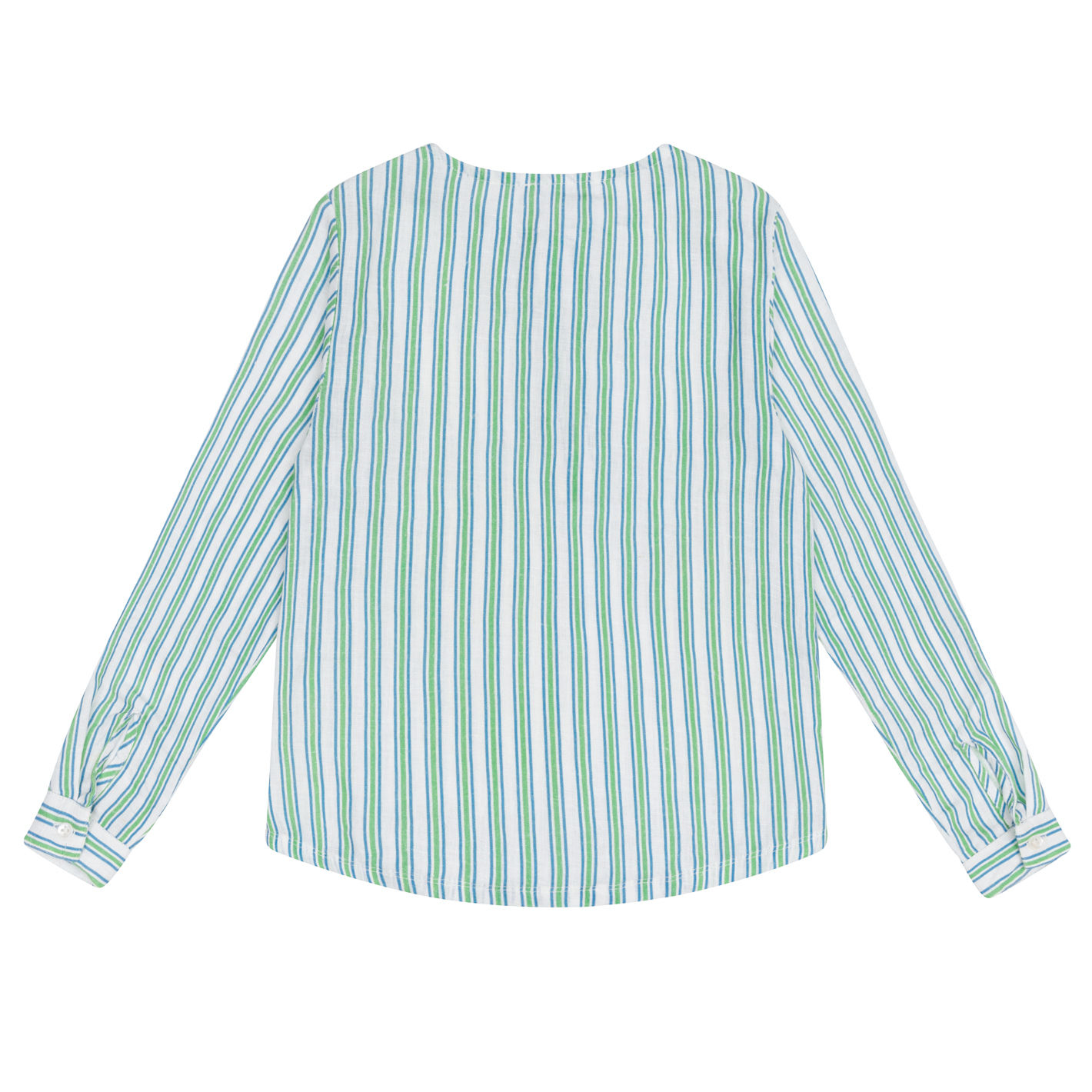 unisex tamarin stripe linen henley