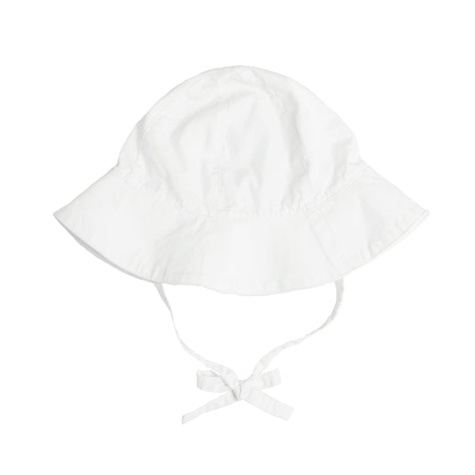 baby white sun hat