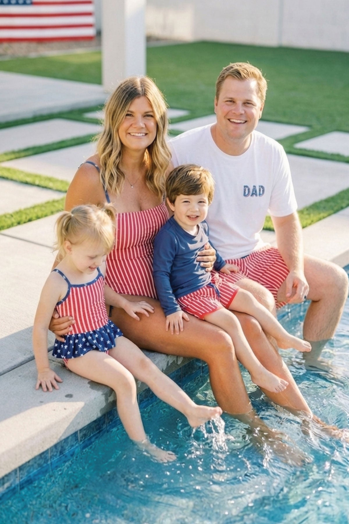 Men's Swim Trunks | Stars & Stripes Party