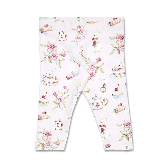 Alice's Tea Party Organic Leggings