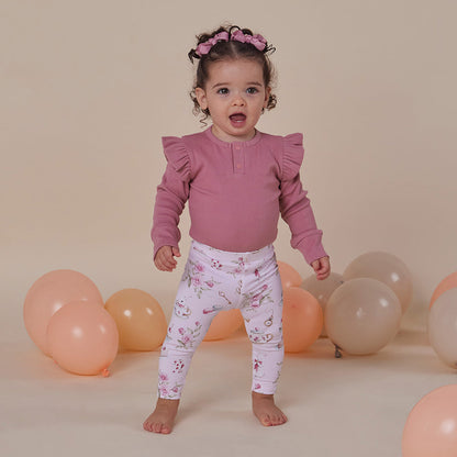Alice's Tea Party Organic Leggings