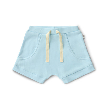 Baby Blue Organic Shorts