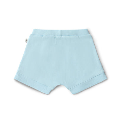Baby Blue Organic Shorts