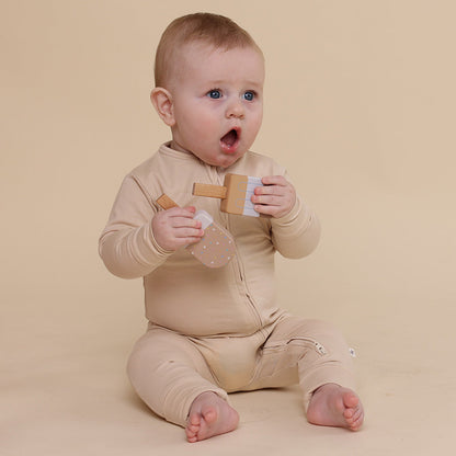 Babyccino Organic Snugglesuit Convertible Romper