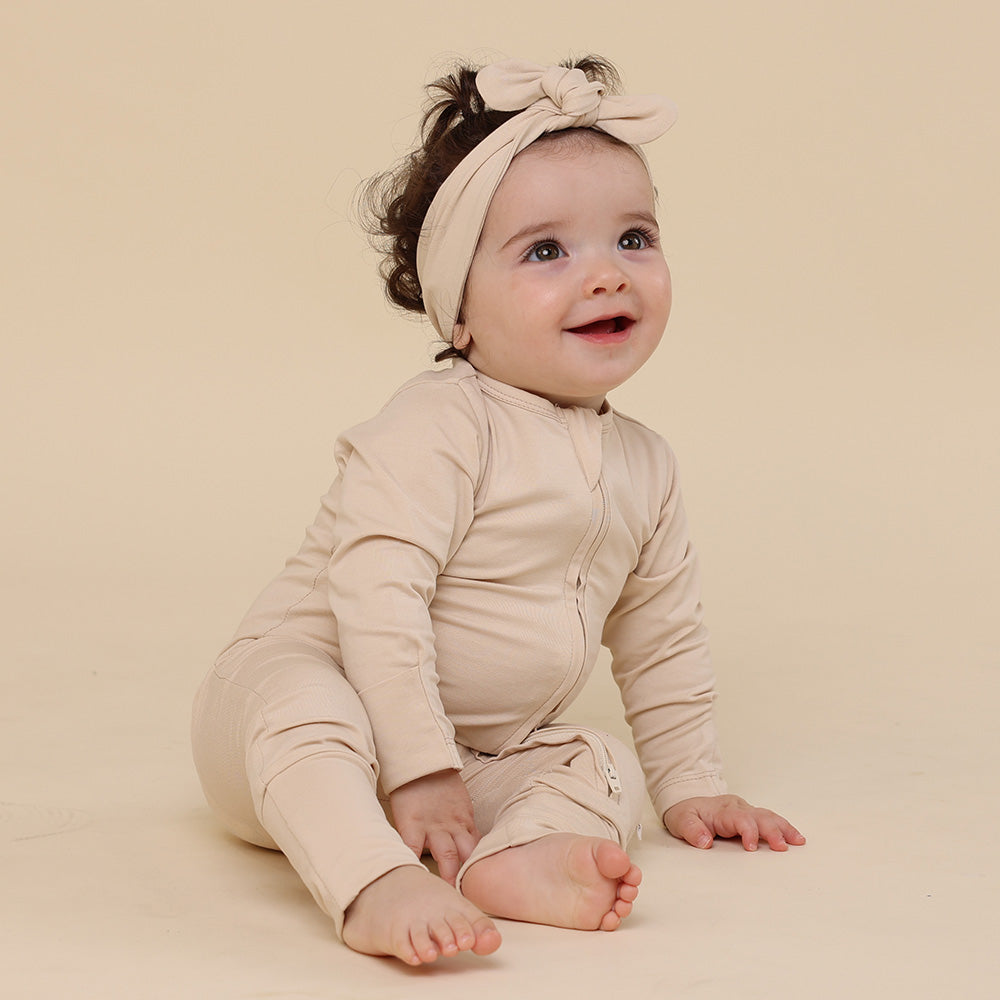 Babyccino Organic Snugglesuit Convertible Romper