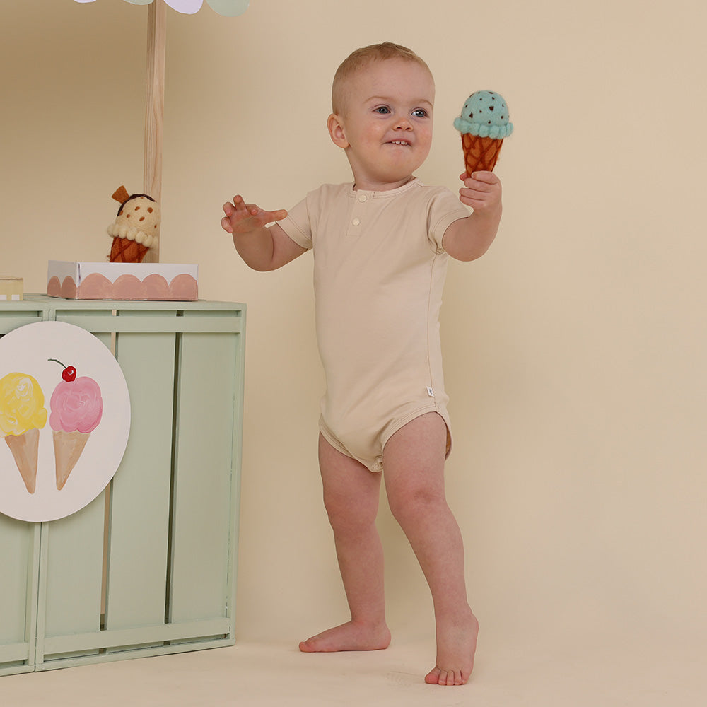 Babyccino Short Sleeve Organic Bodysuit