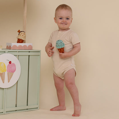 Babyccino Short Sleeve Organic Bodysuit