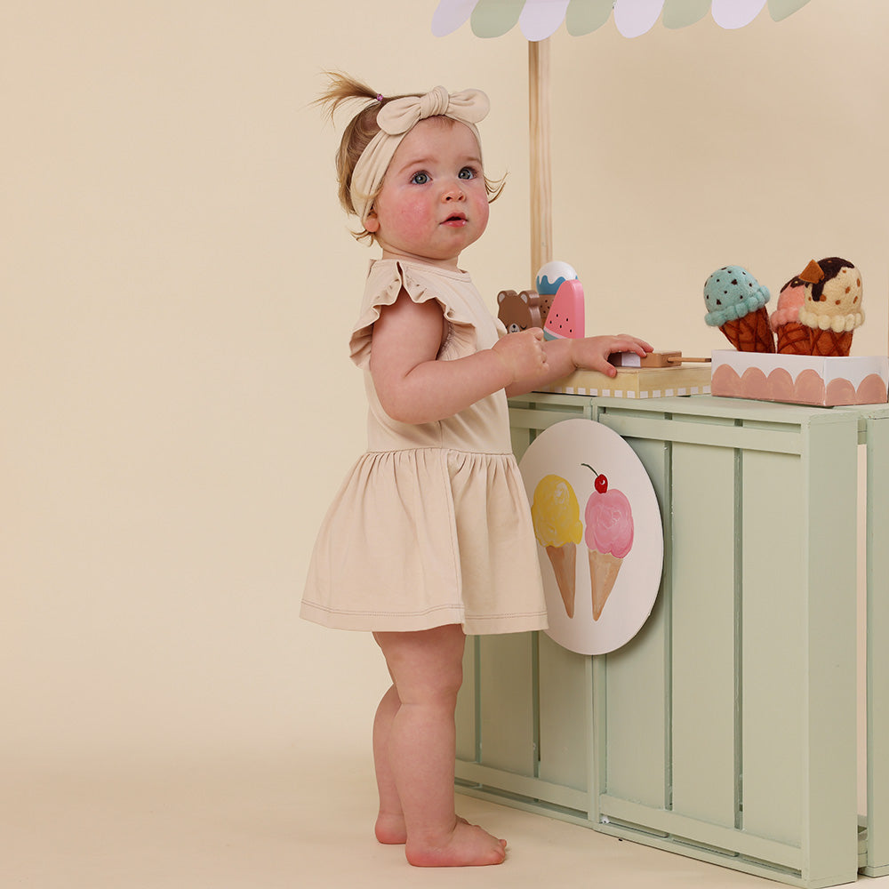 Babyccino Short Sleeve Organic Dress