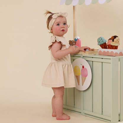 Babyccino Short Sleeve Organic Dress