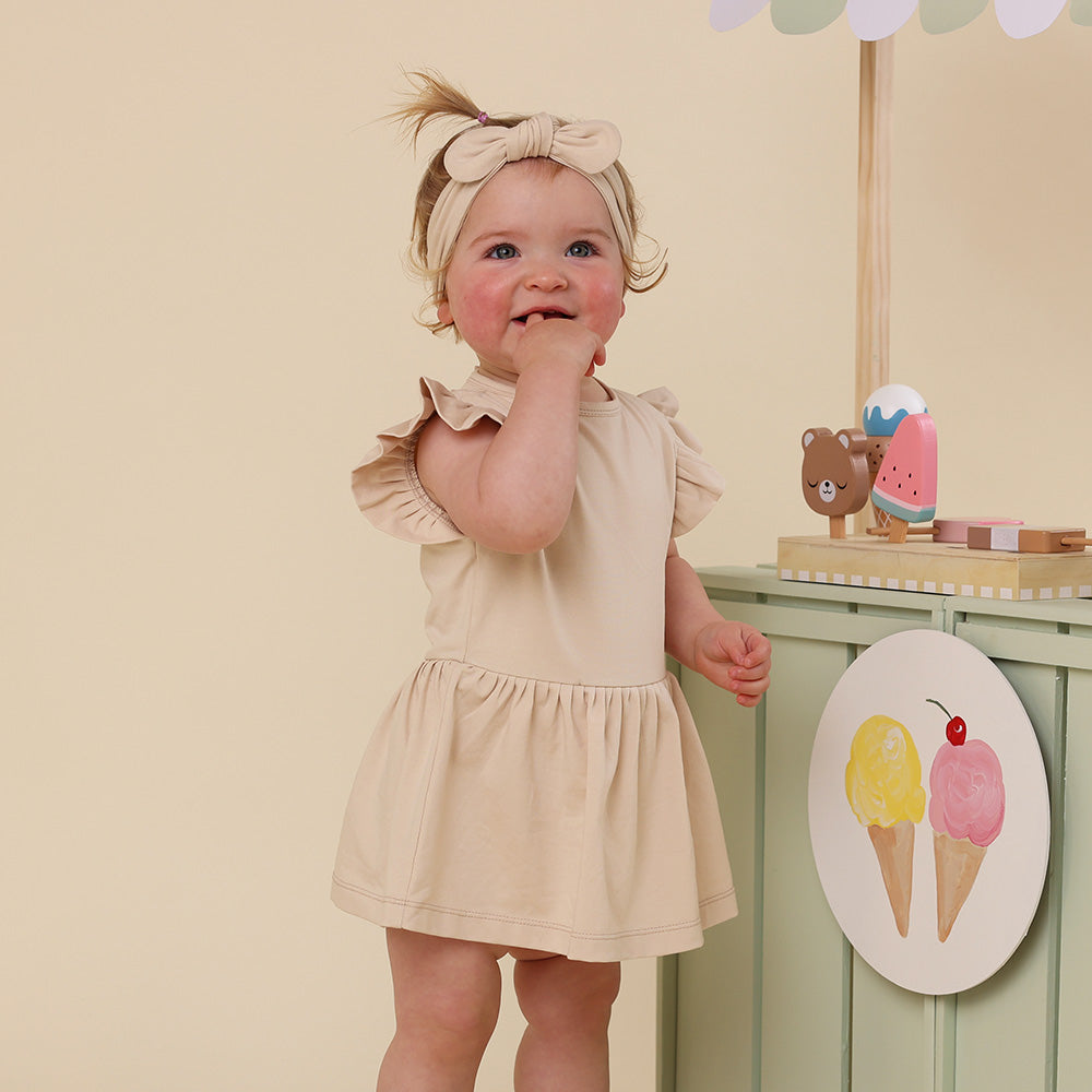 Babyccino Short Sleeve Organic Dress