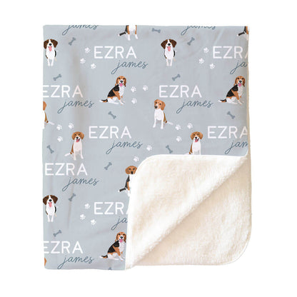 Personalized Kids Blankets | Dog Breeds