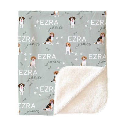 Personalized Kids Blankets | Dog Breeds