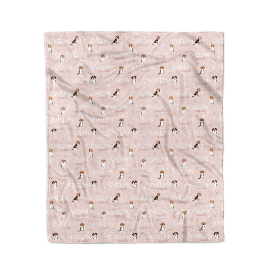 Personalized Kids Blanket | Beagle