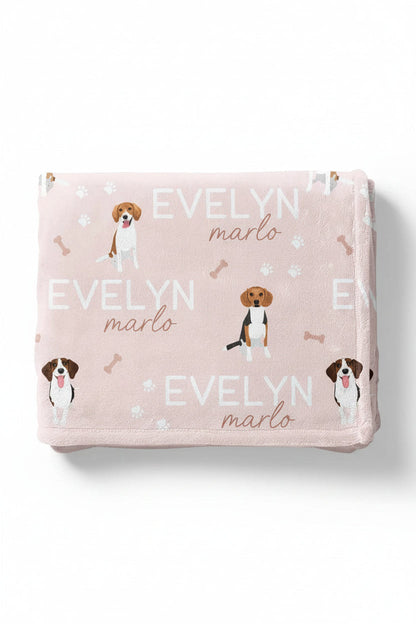 Personalized Kids Blanket | Beagle