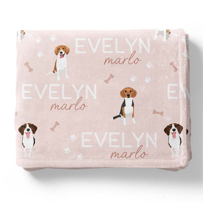 Personalized Kids Blankets | Dog Breeds