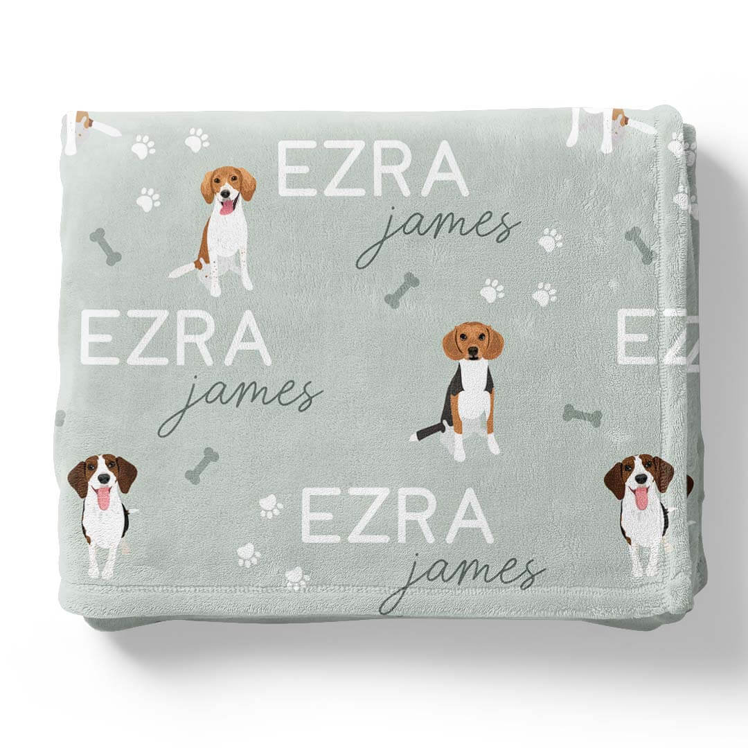Personalized Kids Blankets | Dog Breeds