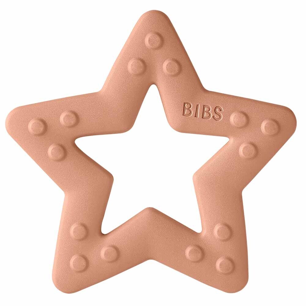 BIBS Baby Bitie Star Teether - Peach