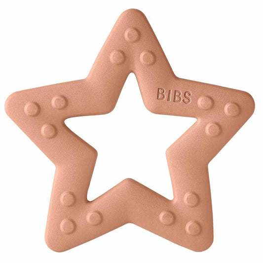 BIBS Baby Bitie Star Teether - Peach