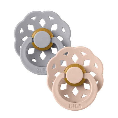 BIBS Boheme Dummy 2 Pack - Cloud/ Blush