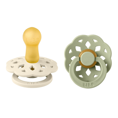 BIBS Boheme Dummy 2 Pack - Ivory/ Sage