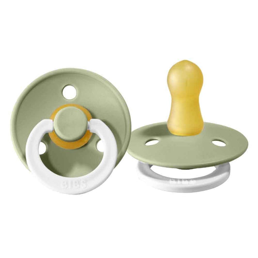 BIBS Night Glow Dummy 2 Pack - Sage