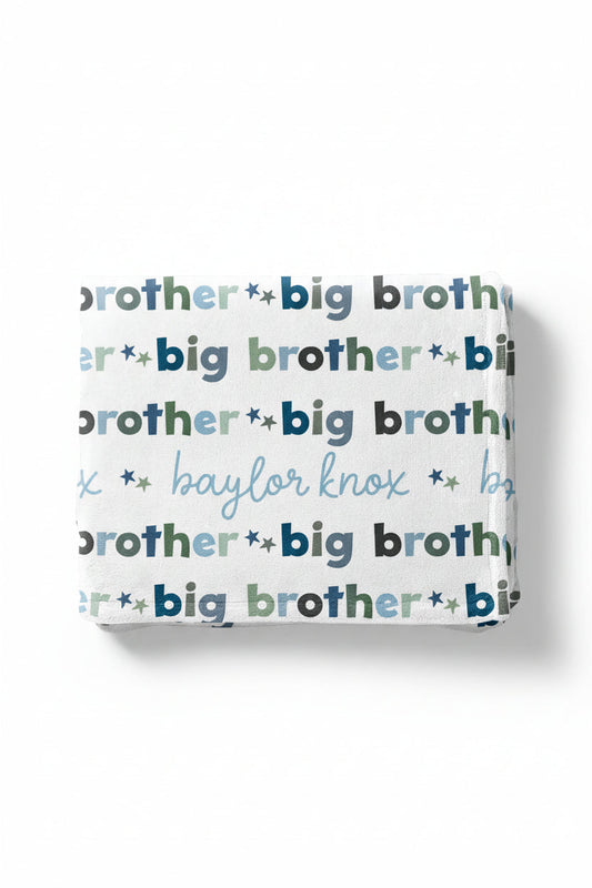 Personalized Kids Blanket | Big Sibling