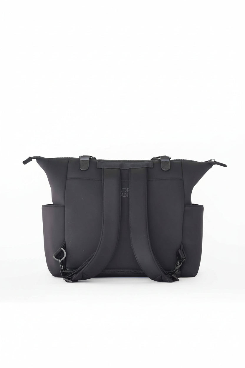 Lane Convertible Diaper Bag Tote | Black