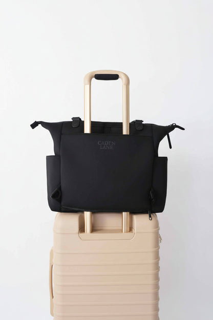 Lane Convertible Diaper Bag Tote | Black