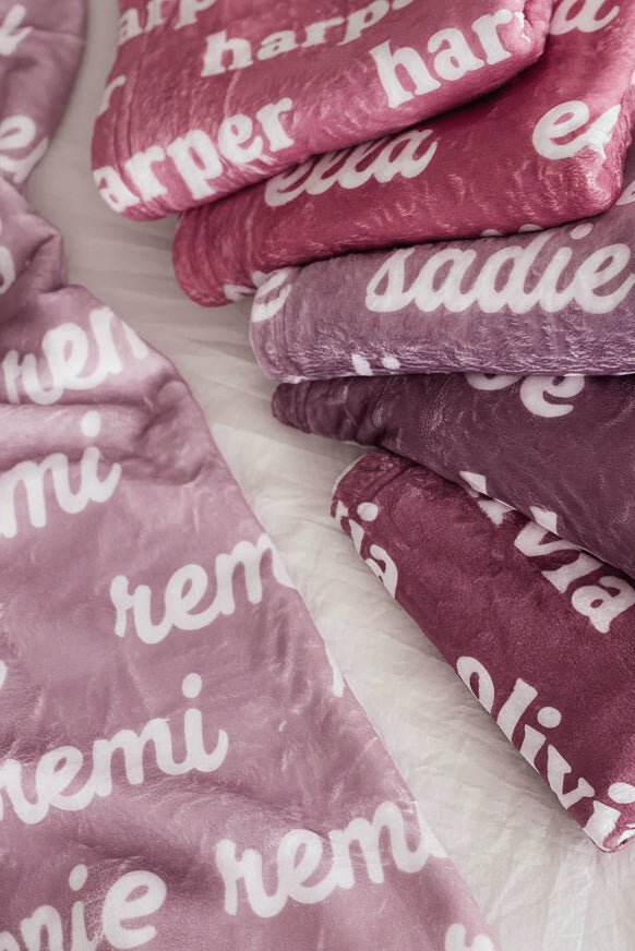 Personalized Color Blanket | Lilac