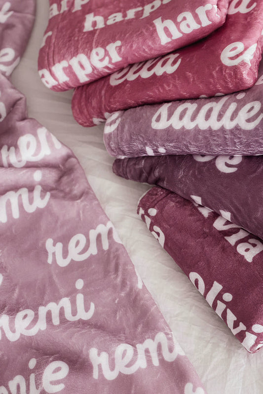 Personalized Color Blanket | Lilac