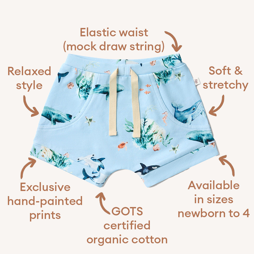 Blue Ocean Organic Shorts