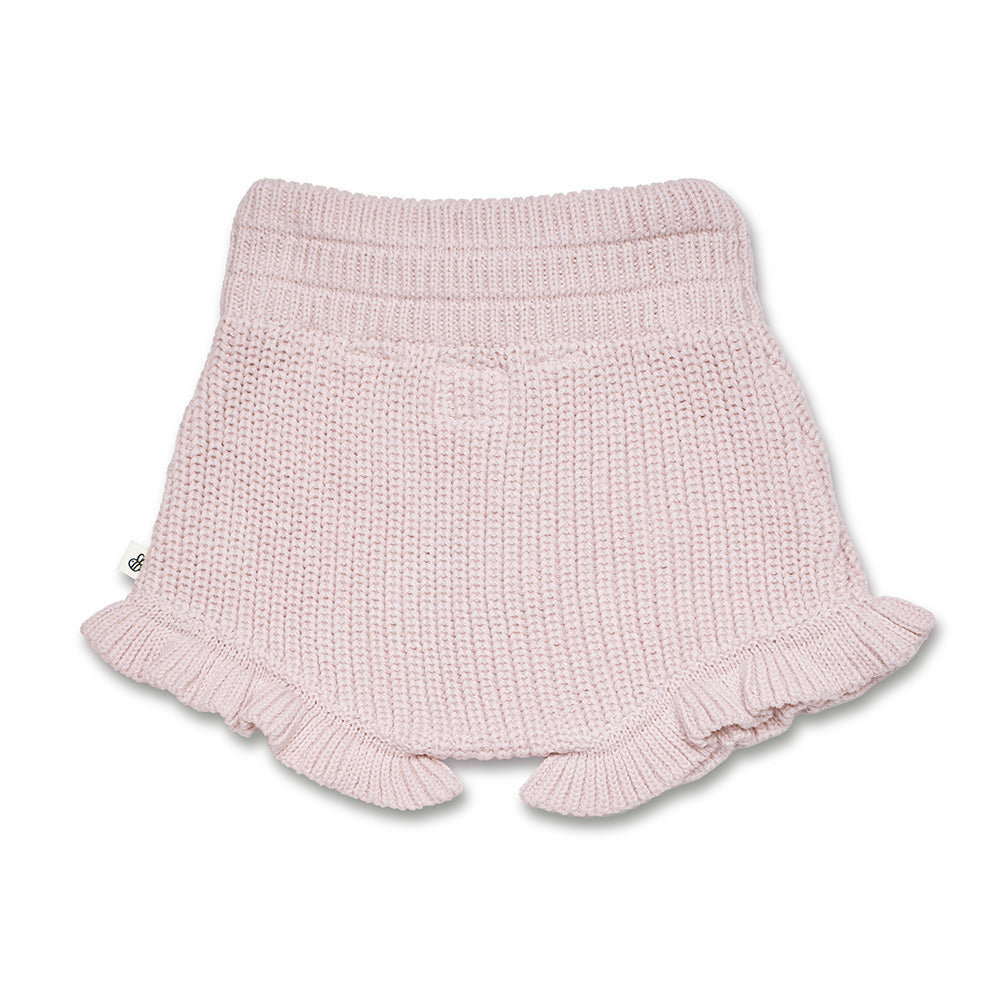 Blush Pink Organic Cotton Knit Bloomers