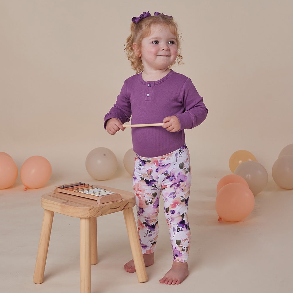 Blushing Beauty Organic Leggings