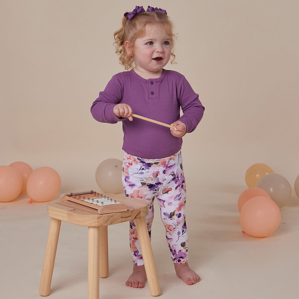 Blushing Beauty Organic Leggings