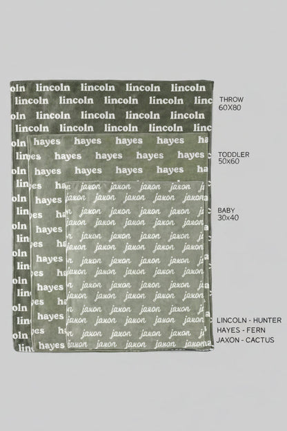 Watermelon Personalized Color Blanket