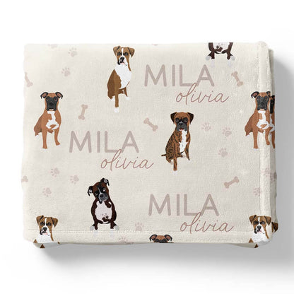 Personalized Kids Blankets | Dog Breeds