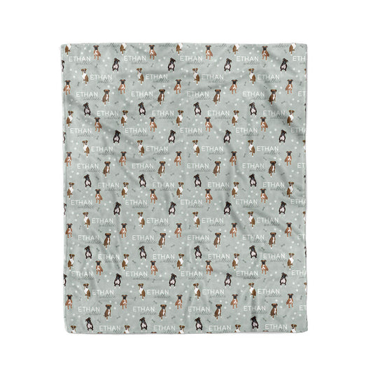 Personalized Kids Blanket | Boxer