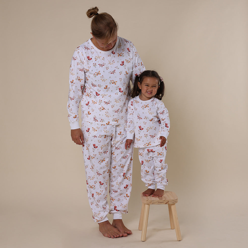 Butterfly Organic Kids Long Sleeve PJ Set