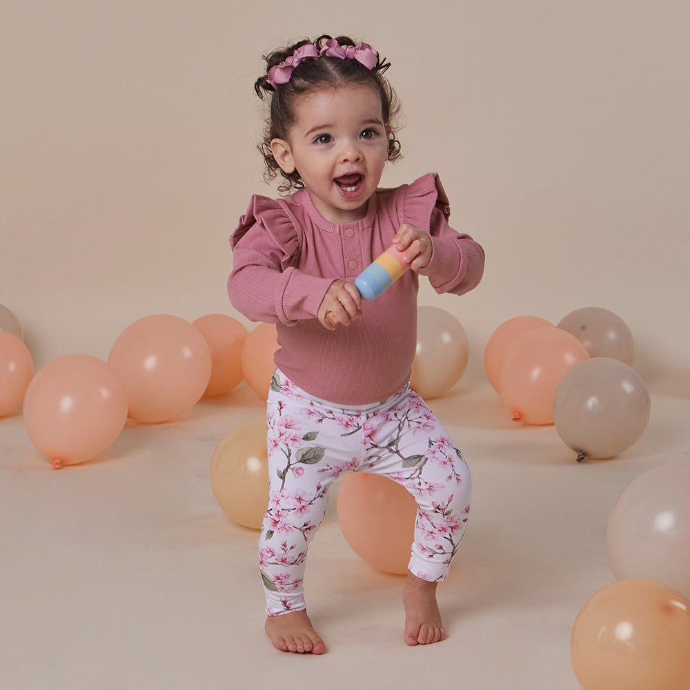 Cherry Blossom Organic Leggings