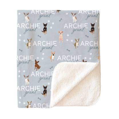 Personalized Kids Blankets | Dog Breeds