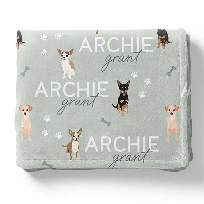 Personalized Kids Blankets | Dog Breeds