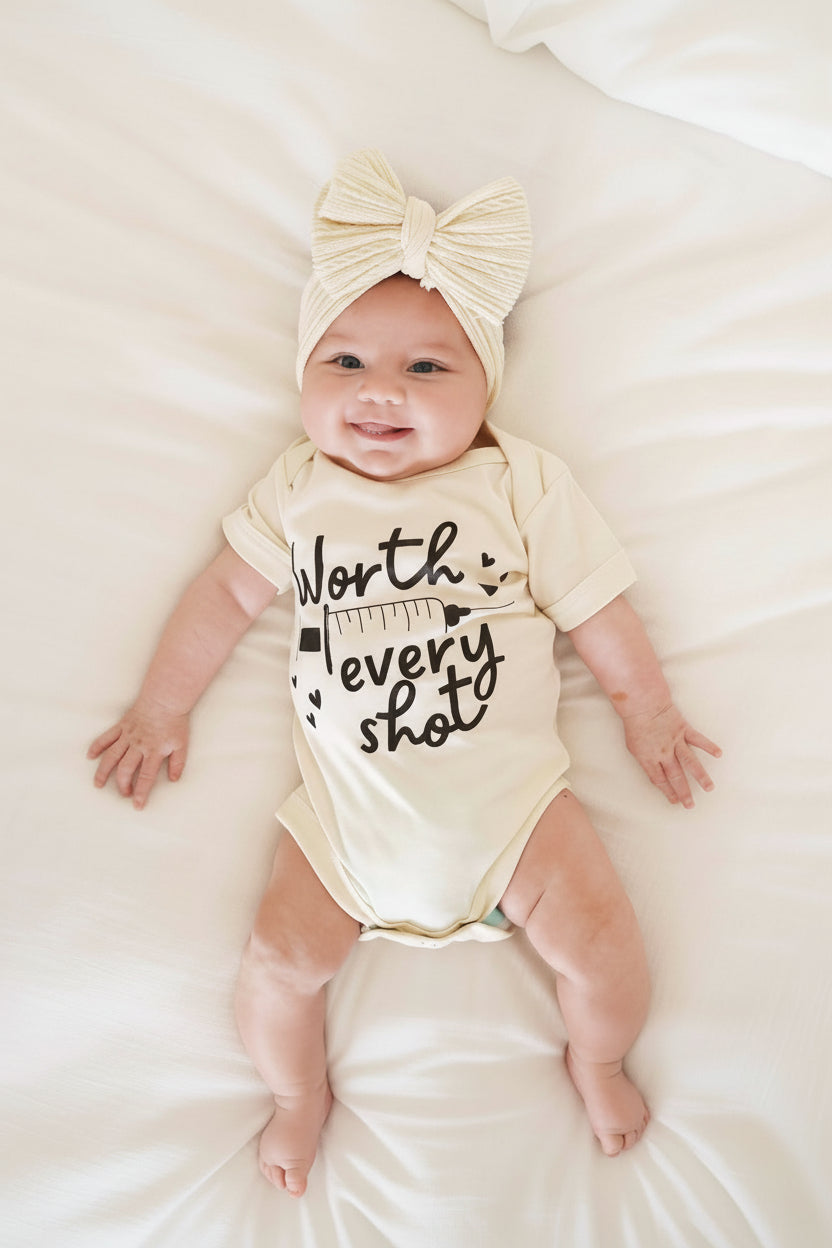 Worth Every Shot Graphic Bodysuit | Natural
