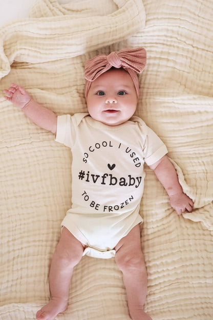 So Cool I Used To Be Frozen Graphic Bodysuit | Natural