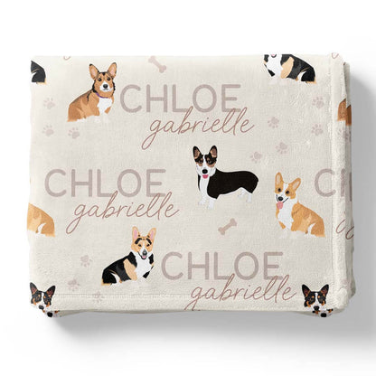 Personalized Kids Blankets | Dog Breeds
