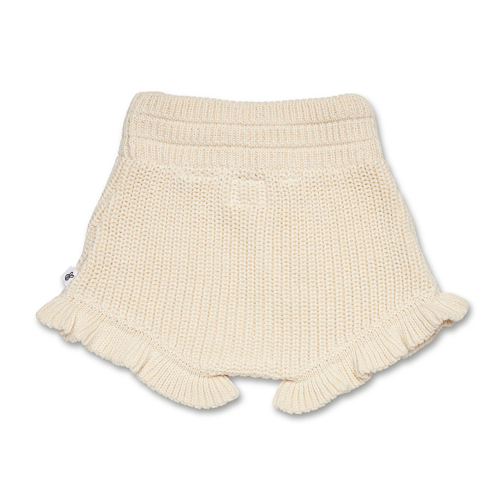 Cream Organic Cotton Knit Bloomers