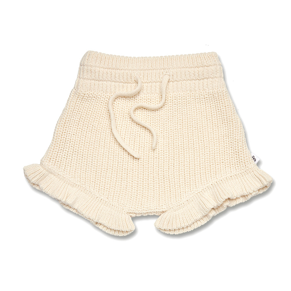 Cream Organic Cotton Knit Bloomers
